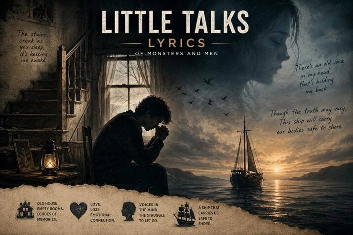 Little Talks lyrics meaning exploring love, grief, memory, and emotional connection through symbolic imagery.
