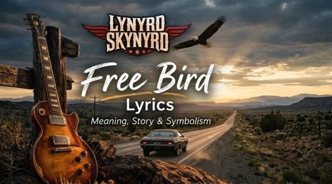 Free Bird lyrics meaning by Lynyrd Skynyrd, symbolizing freedom and independence.