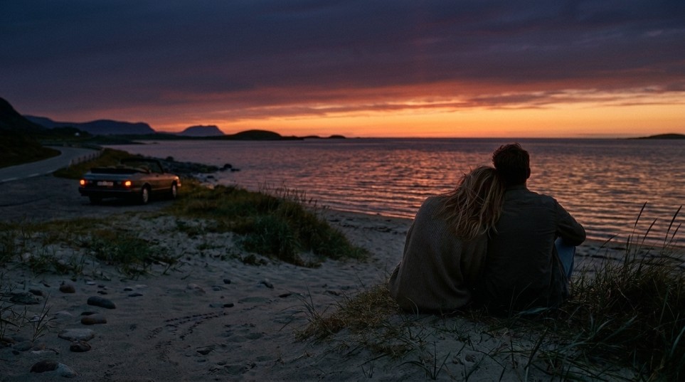 Midnight Sun Zara Larsson lyrics meaning: A romantic summer night beneath a glowing red sky.